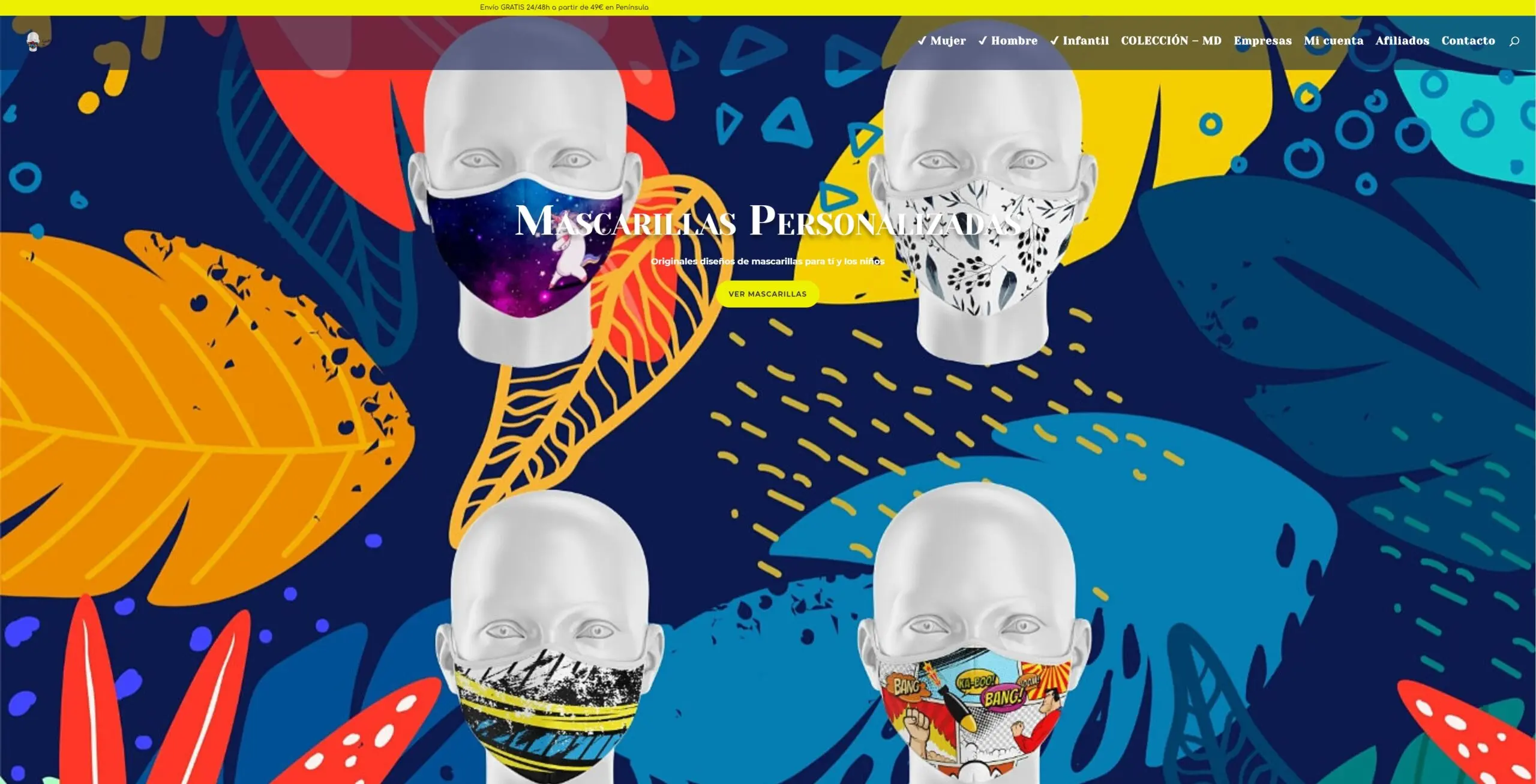 tienda online las mascarillas personalizadas .es